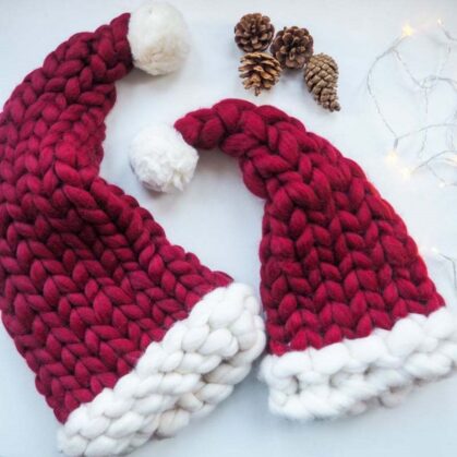 Shop Handwoven Christmas Hat – Cozy and Festive Hat for the Holidays