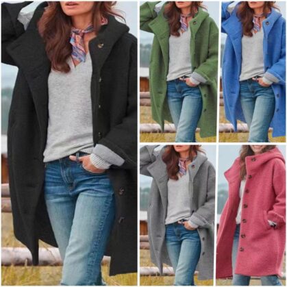 Loose Fitting Women's Coat – Stylish, Comfortable, and Versatile Outerwear