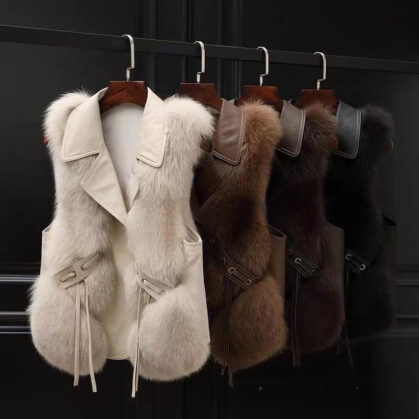 Fur Vest for Women – Soft & Stylish Faux Fur Vest for Winter Fashion