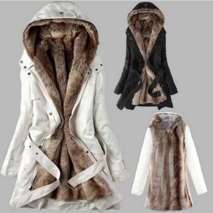 Thickened Cotton Coat – Warm & Stylish Winter Coat for Cold Weather